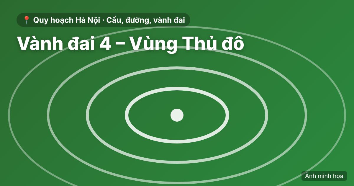 Đường Vành đai 4 – Vùng Thủ đô: 113,5 km, khoảng 59 km qua Hà Nội