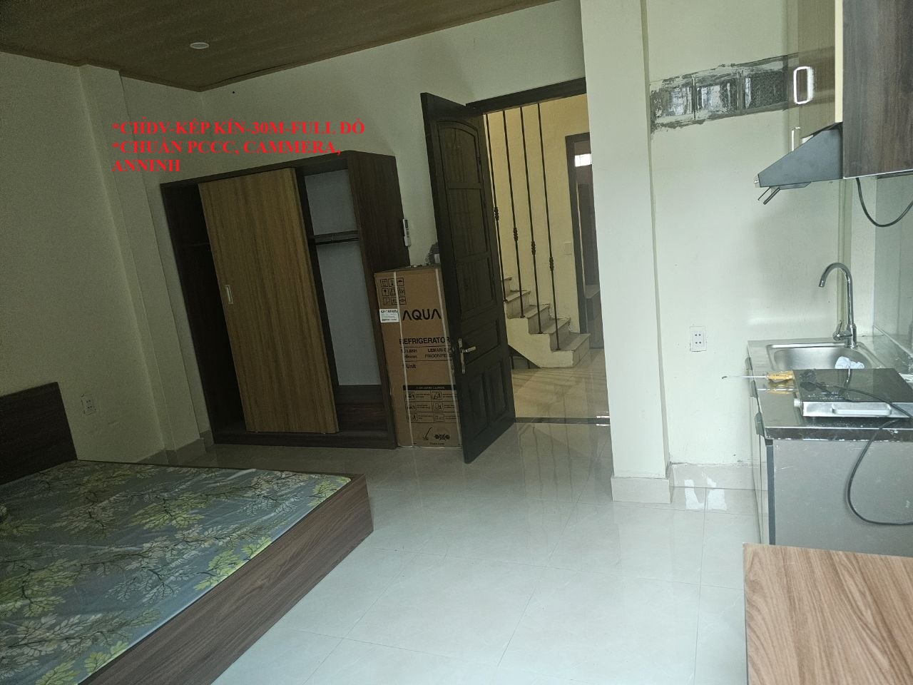 Cho thuê phòng 1A tầng 1 full nội thất Ngọc Lâm, Long Biên